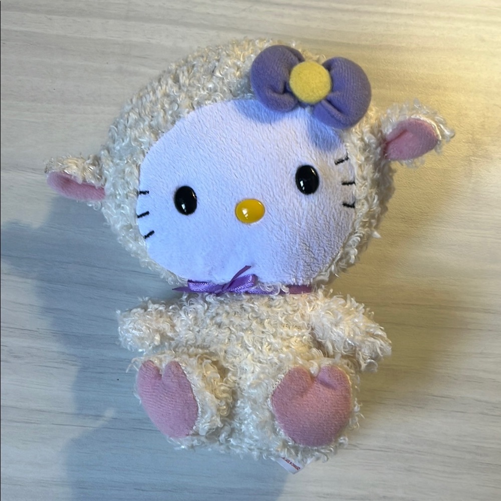 Ty Beanie Buddy Hello Kitty Lamb 2011 Plush approx 7”